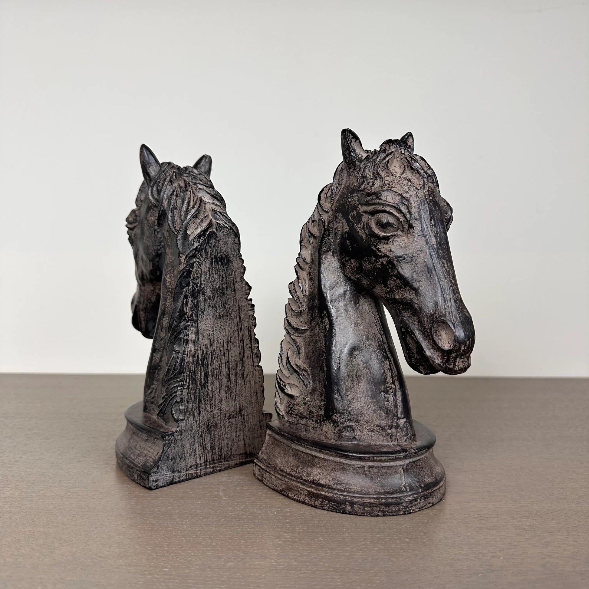 antique-bronze-pair-of-horse-head-bookends-at-albury-house-interiors