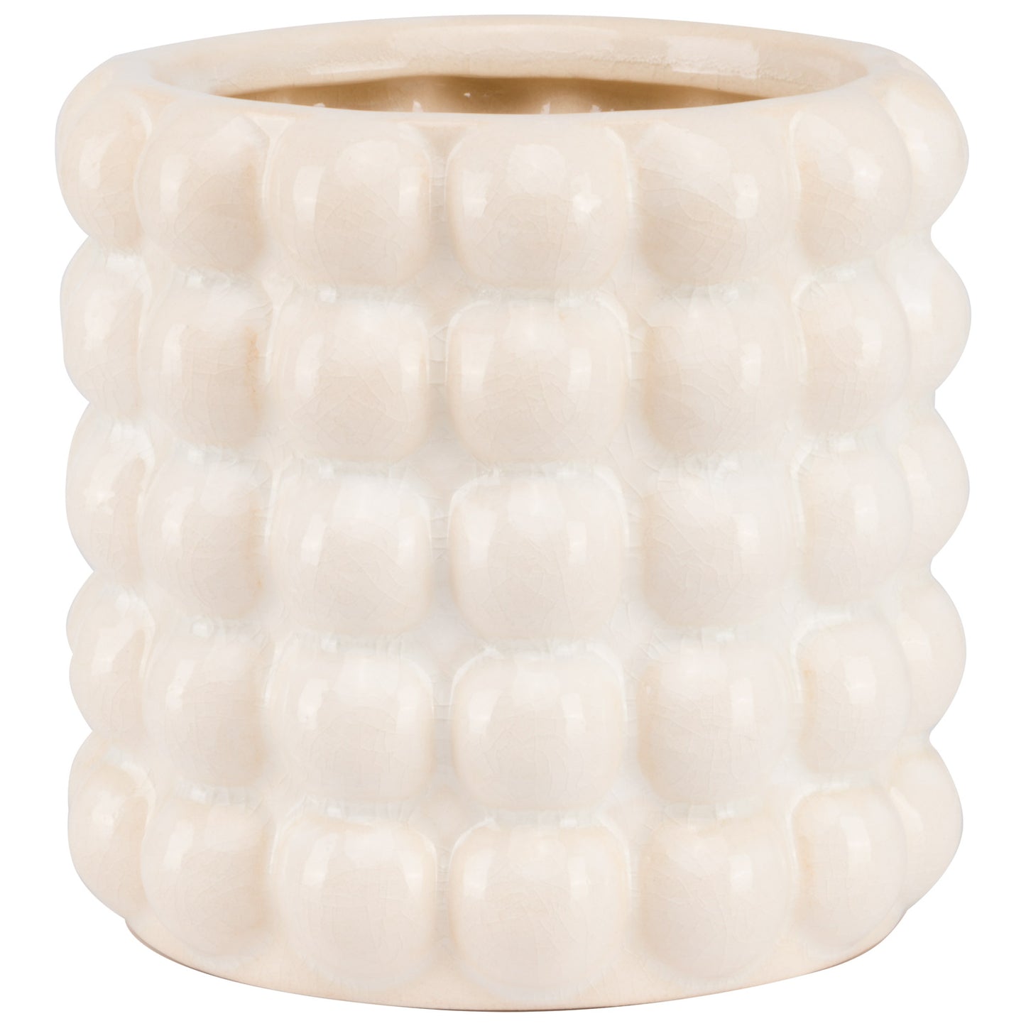 Bubble Planter Cream Small