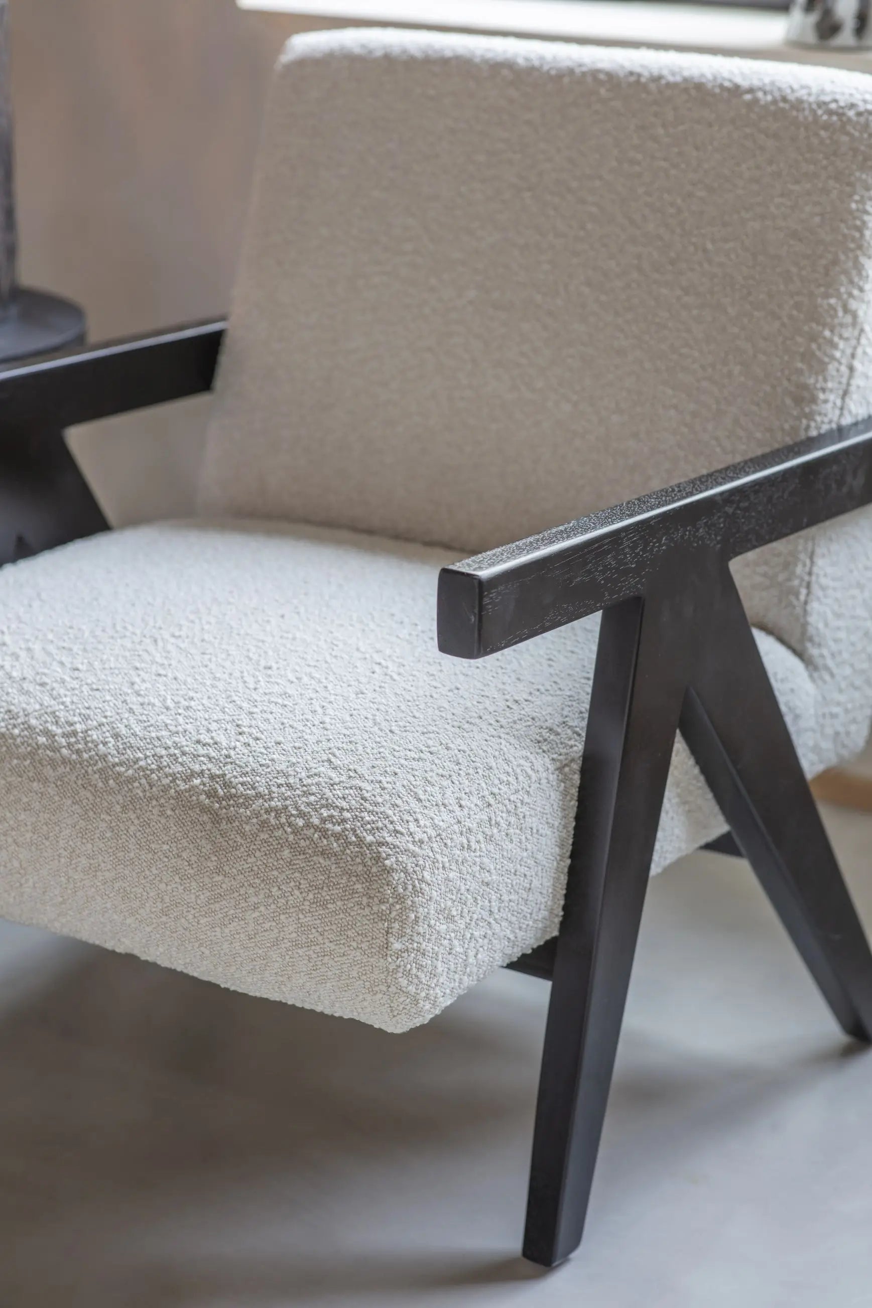 cali-cream-boucle-armchair-occasional-chair-with-black-wood-frame-at-albury-house-interiors-essex
