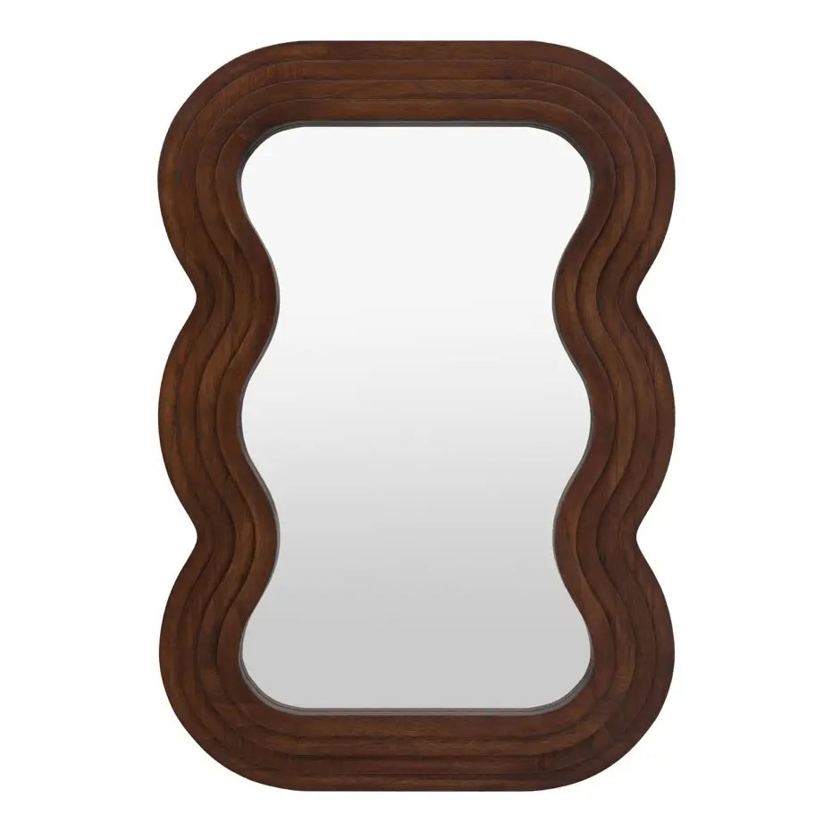 california-dark-wood-wave-frame-retro-mirror-at-albury-house-interiors