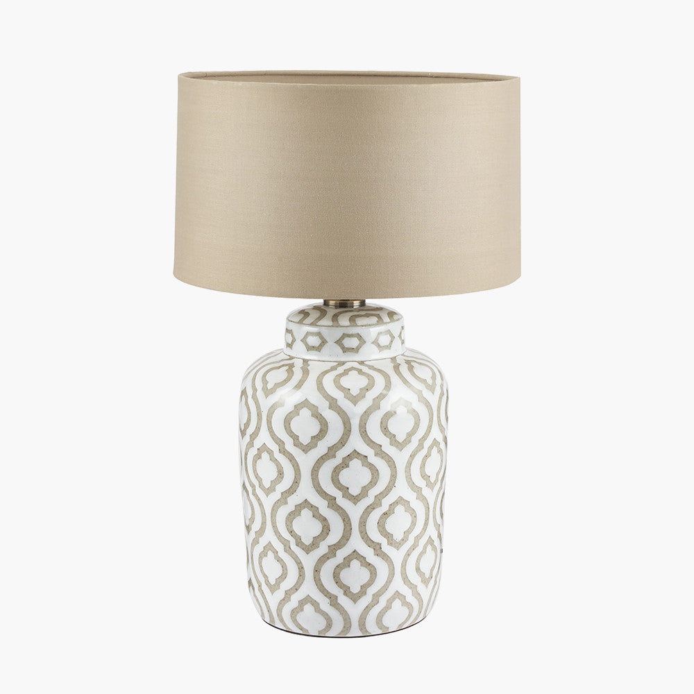 Cassy Lamp Base Taupe