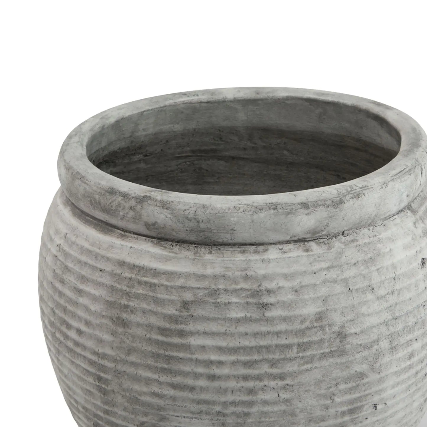 chester-ribbed-grey-distressed-planter-at-albury-house-interiors