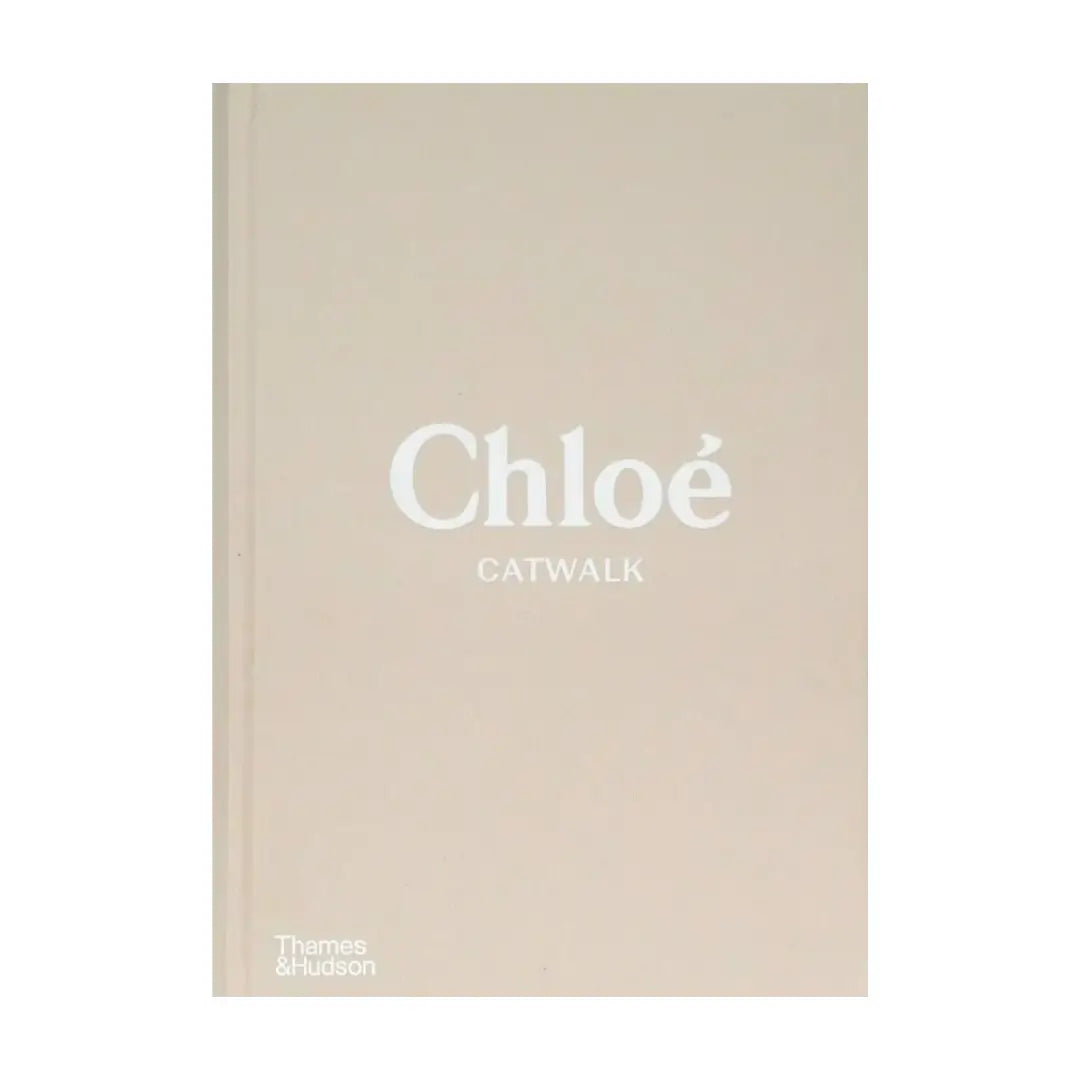 Chloe Catwalk designer hardback coffee table book in neutral colour, perfect for displaying things on top of and adding height. Used in lots of interior design, available to purchase from Albury House Interiors.