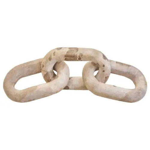 chocolate-brown-and-white-marble-chain-link-sculpture-ornament-at-albury-house-interiors