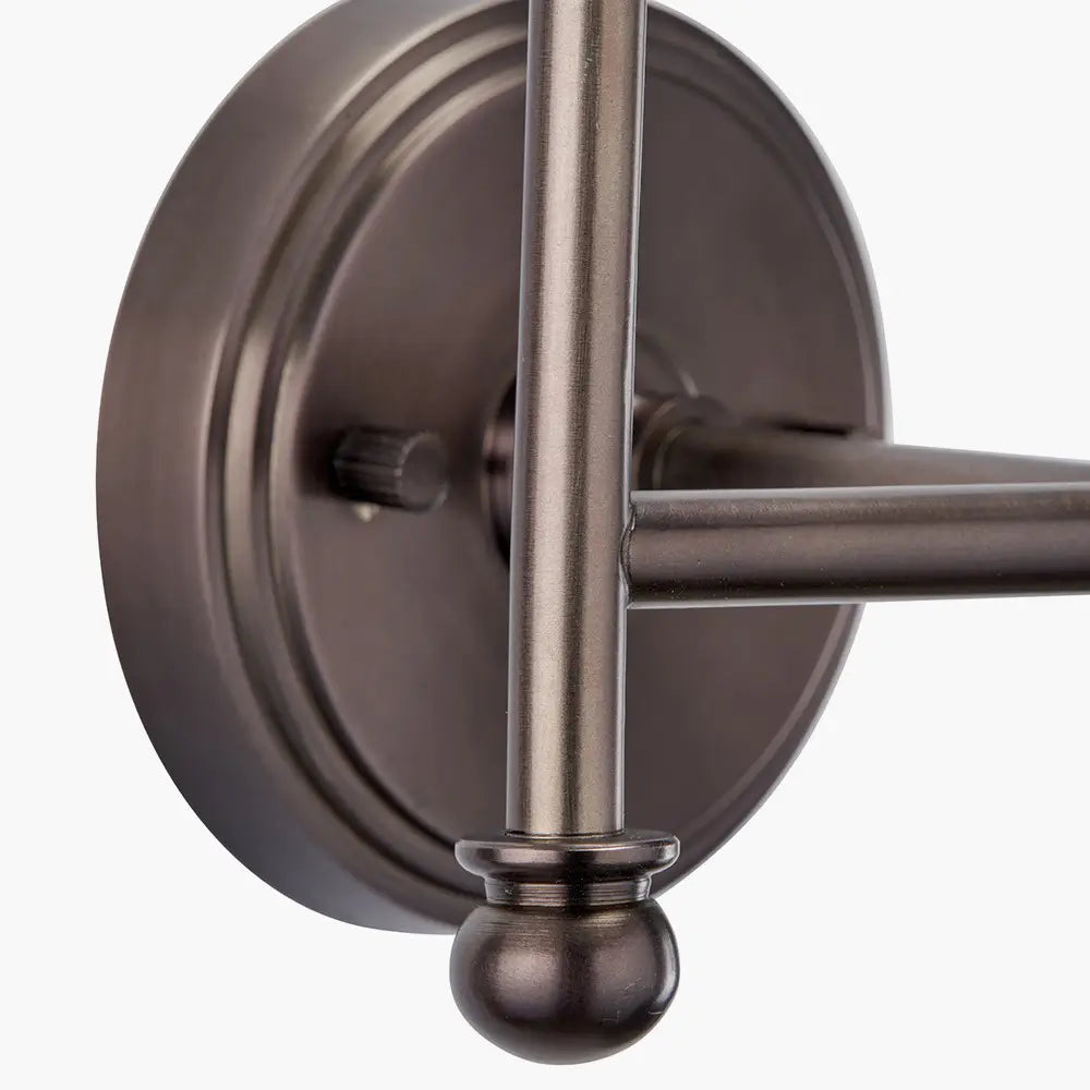 dark-antique-bronze-double-sconce-wall-light-with-white-cotton-shades-at-albury-house-interiors