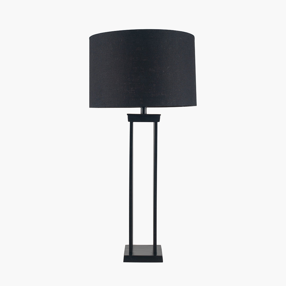 Column Lamp Base Black