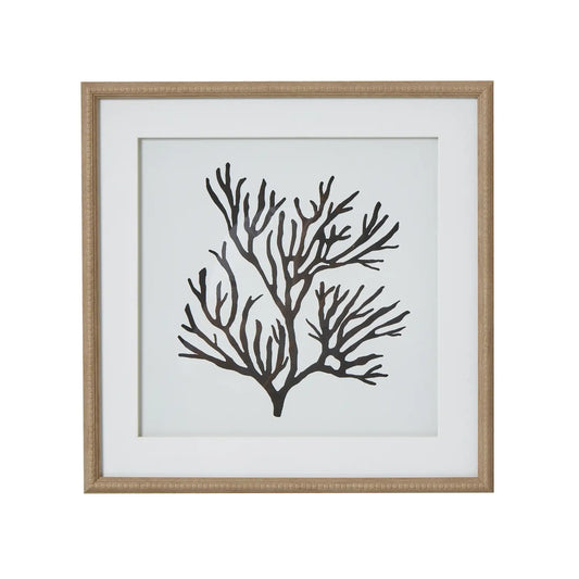 black-and-white-coral-reef-artwork-wooden-frame-white-mount-at-albury-house-interiors 