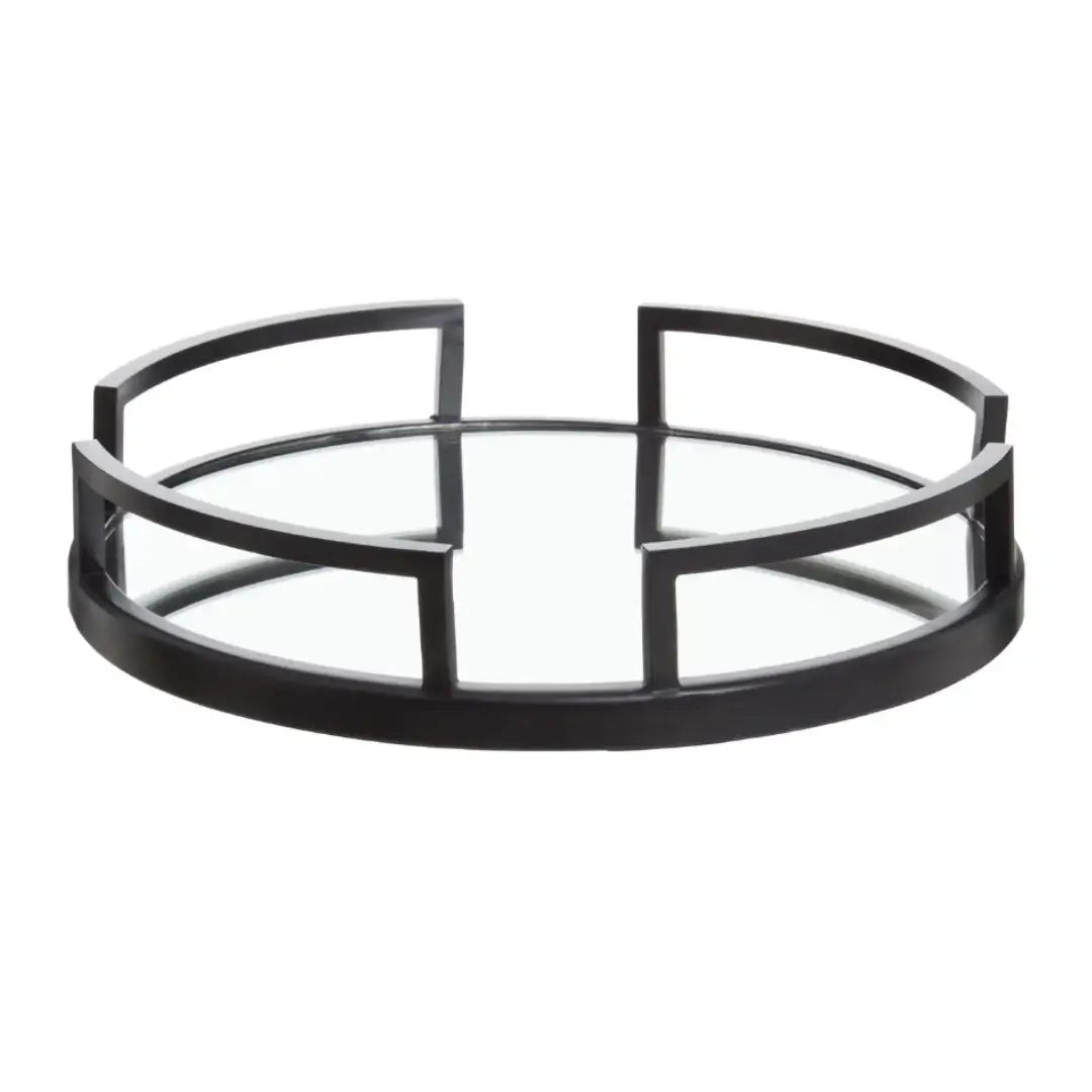 cruz-black-round-mirrored-tray-with-handles-albury-house-interiors