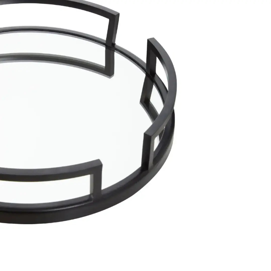 cruz-black-round-mirrored-tray-side-view-albury-house-interiors