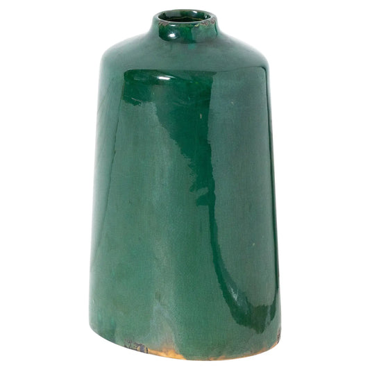 emerald-green-ceramic-bottle-vase-rustic-crackle-finish-perfect-for-faux-flowers-at-albury-house-interiors