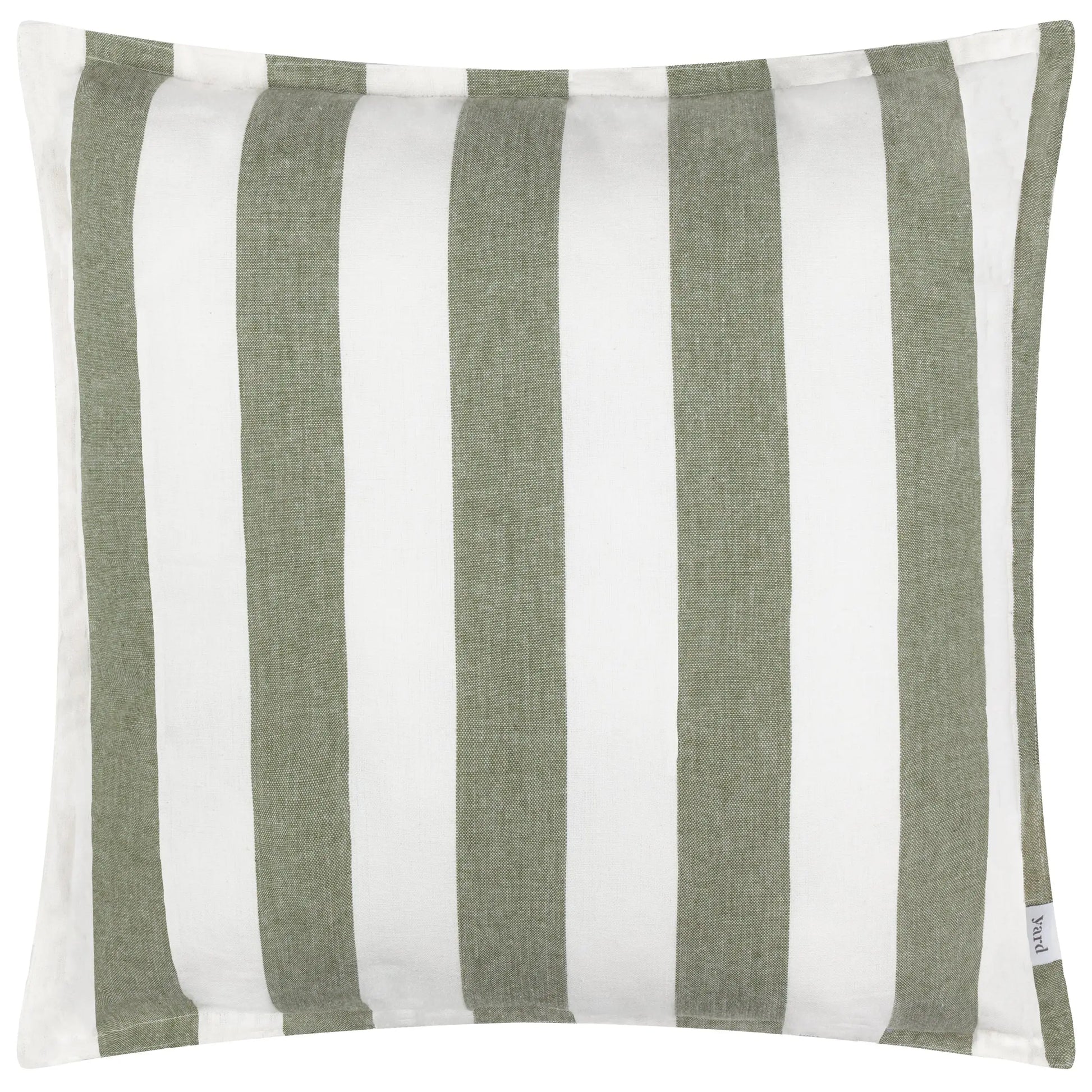 green-and-white-striped-reversible-outdoor-waterproof-cushion-at-albury-house-interiors