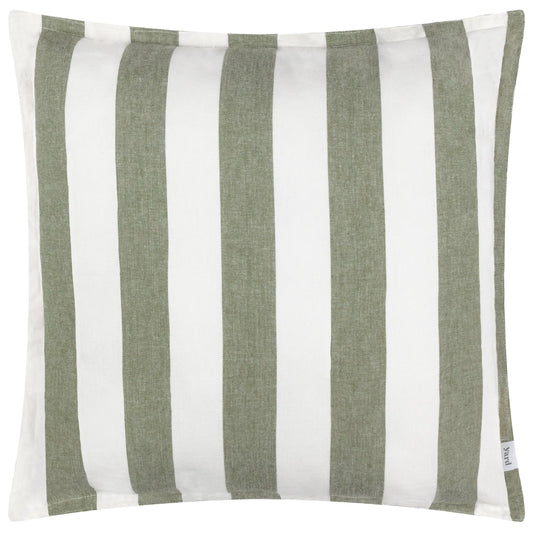 green-and-white-striped-reversible-outdoor-waterproof-cushion-at-albury-house-interiors