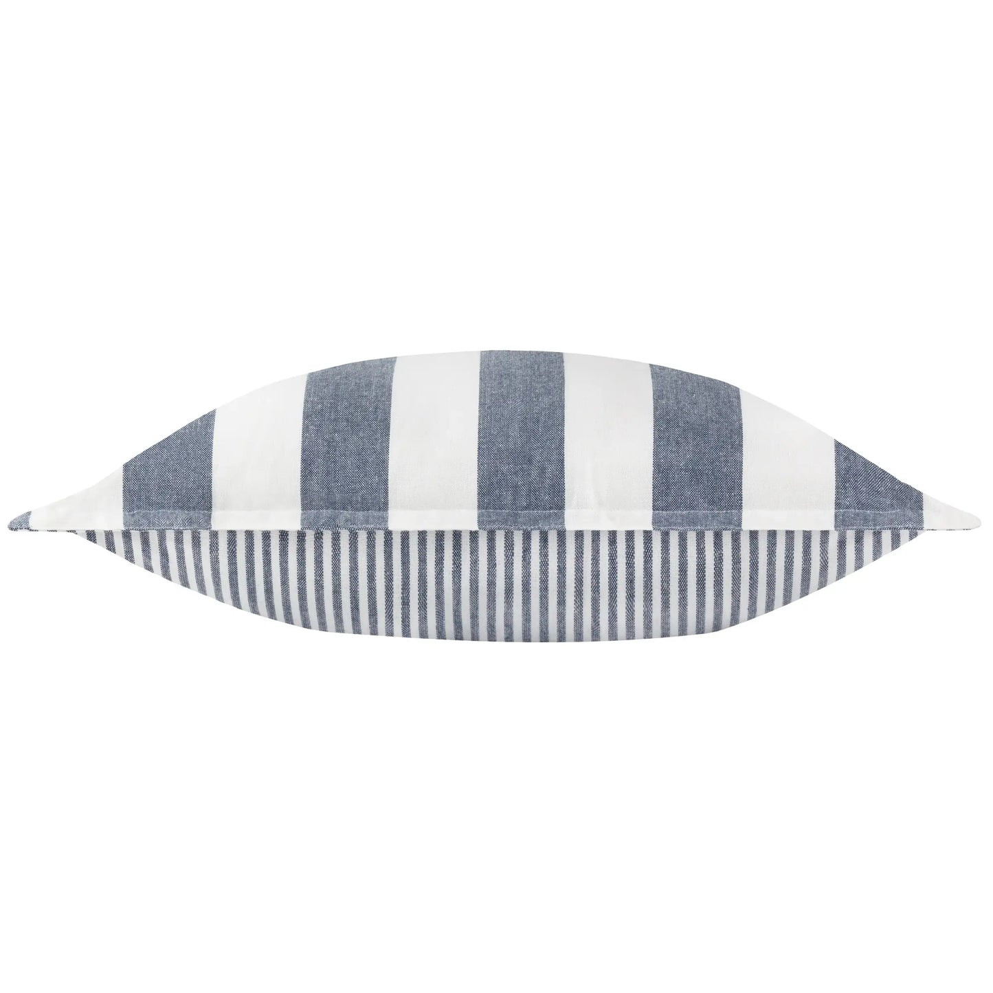 esher-outdoor-waterproof-reversible-striped-cushion-in-navy-blue-and-white-with-trimmed-edge-at-albury-house-interiors
