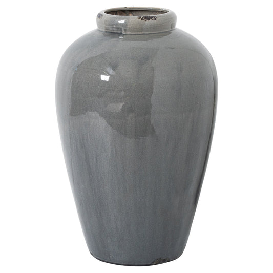 Grey Glazed Vase