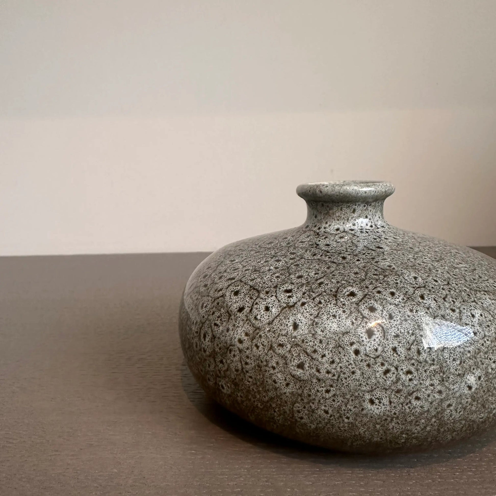 grey-ceramic-round-patterned-bud-vase-at-albury-house-interiors