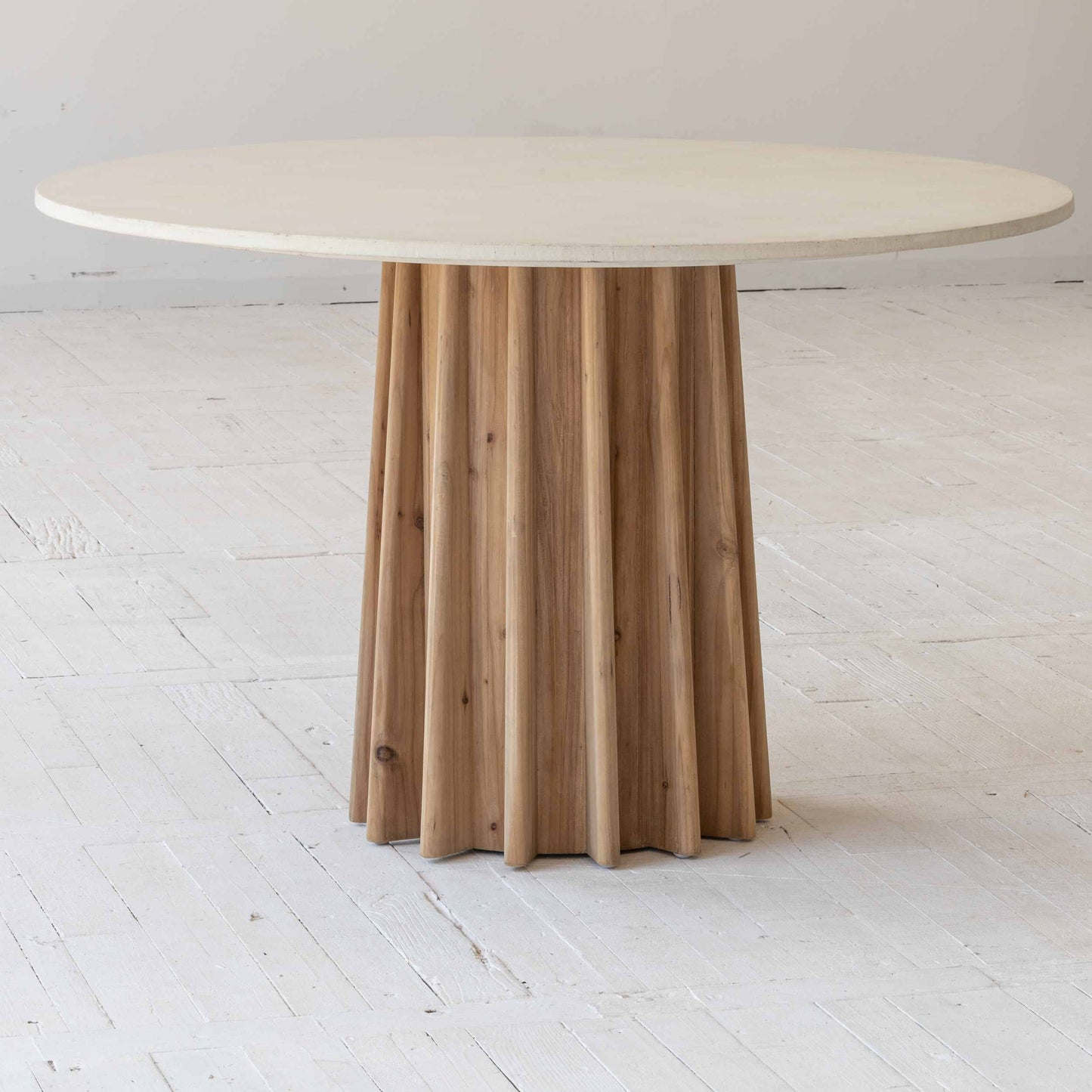 Pine Concrete Dining Table