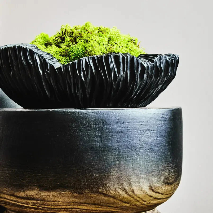 hamilton-black-ridged-shallow-bowl-at-albury-house-interiors