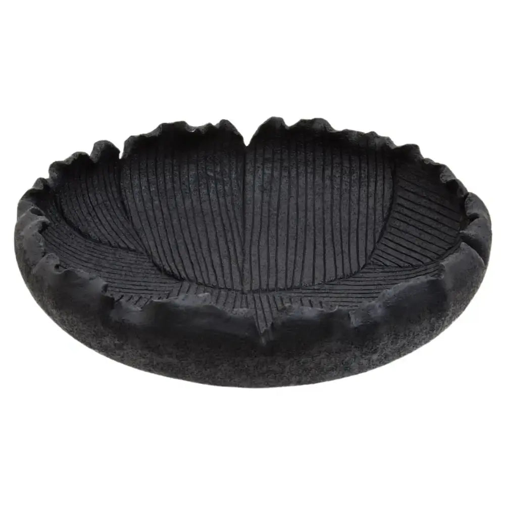 hamilton-flat-ridged-bowl-black-with-lined-inside-at-albury-house-interiors