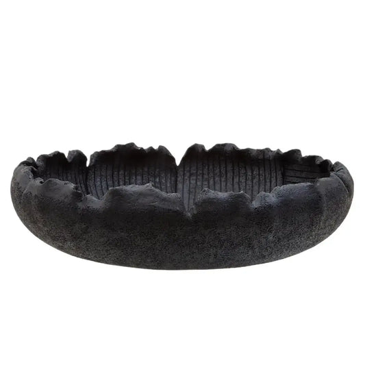 hamilton-flat-ridged-bowl-black-at-albury-house-interiors