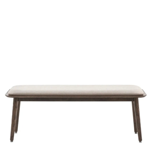 haze-smoked-oak-veneer-dining-bench-with-linen-look-neutral-upholstered-seat-pad-at-albury-house-interiors-homewares-shop-essex