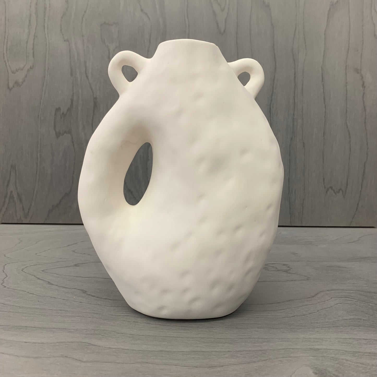 Organic White Vase