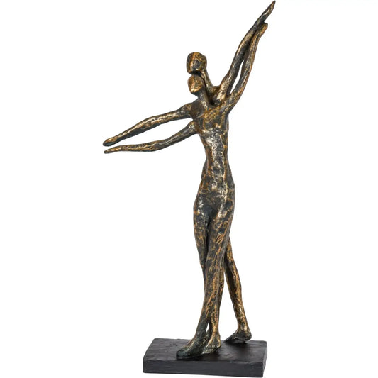 joyous-antique-bronze-sculpture-of-a-couple-crafted-from-resin-on-black-base-at-albury-house-interiors