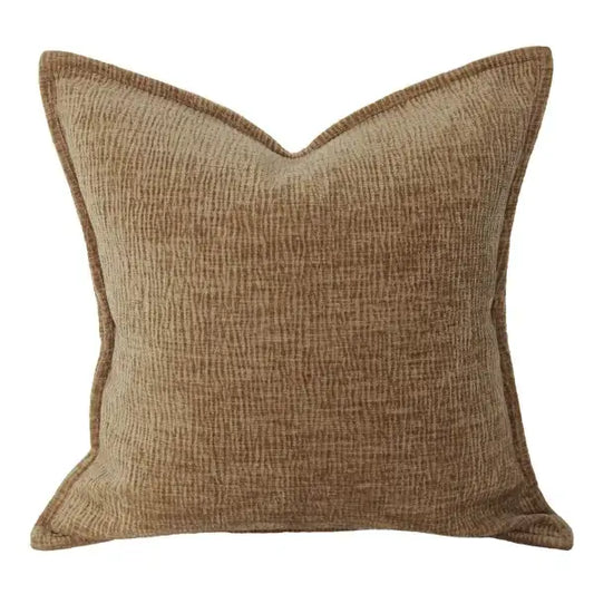 soft-natural-coloured-textured-chenille-square-cushion-with-feather-filling-at-albury-house-interiors