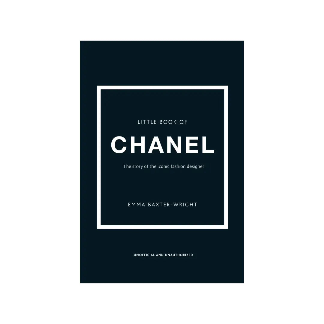 Little Book of Chanel black hardback designer coffee table book. Purchase from Albury House Interiors, interior design essentials.
