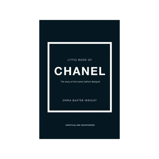 Little Book of Chanel black hardback designer coffee table book. Purchase from Albury House Interiors, interior design essentials.