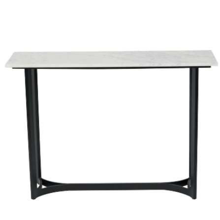 Marble Curved Leg Console Table