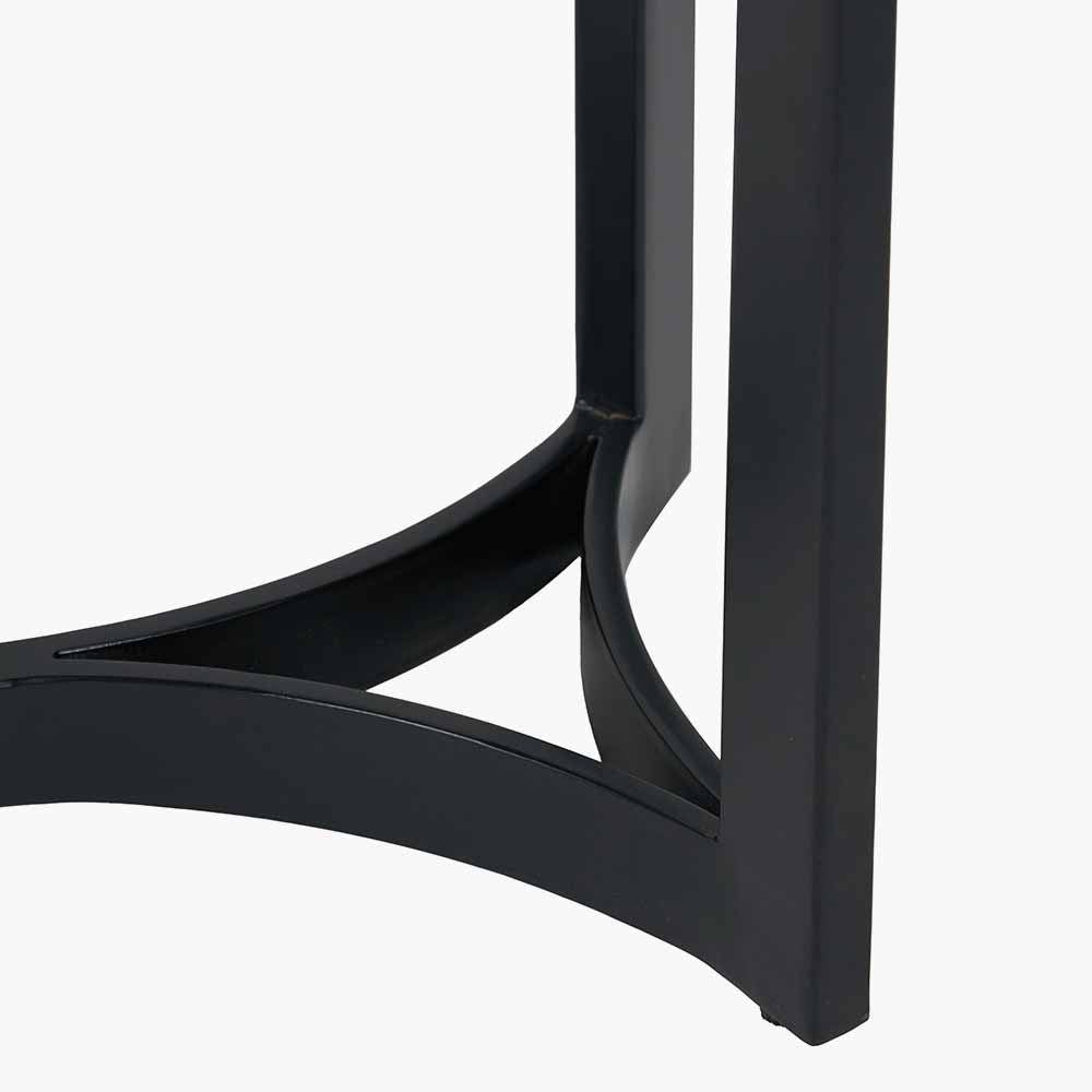 Marble Curved Leg Console Table