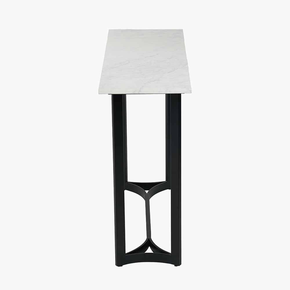 Marble Curved Leg Console Table