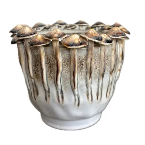 ceramic-earthenware-brown-fungi-mushroom-plant-pot-vase-at-albury-house-interiors-shop