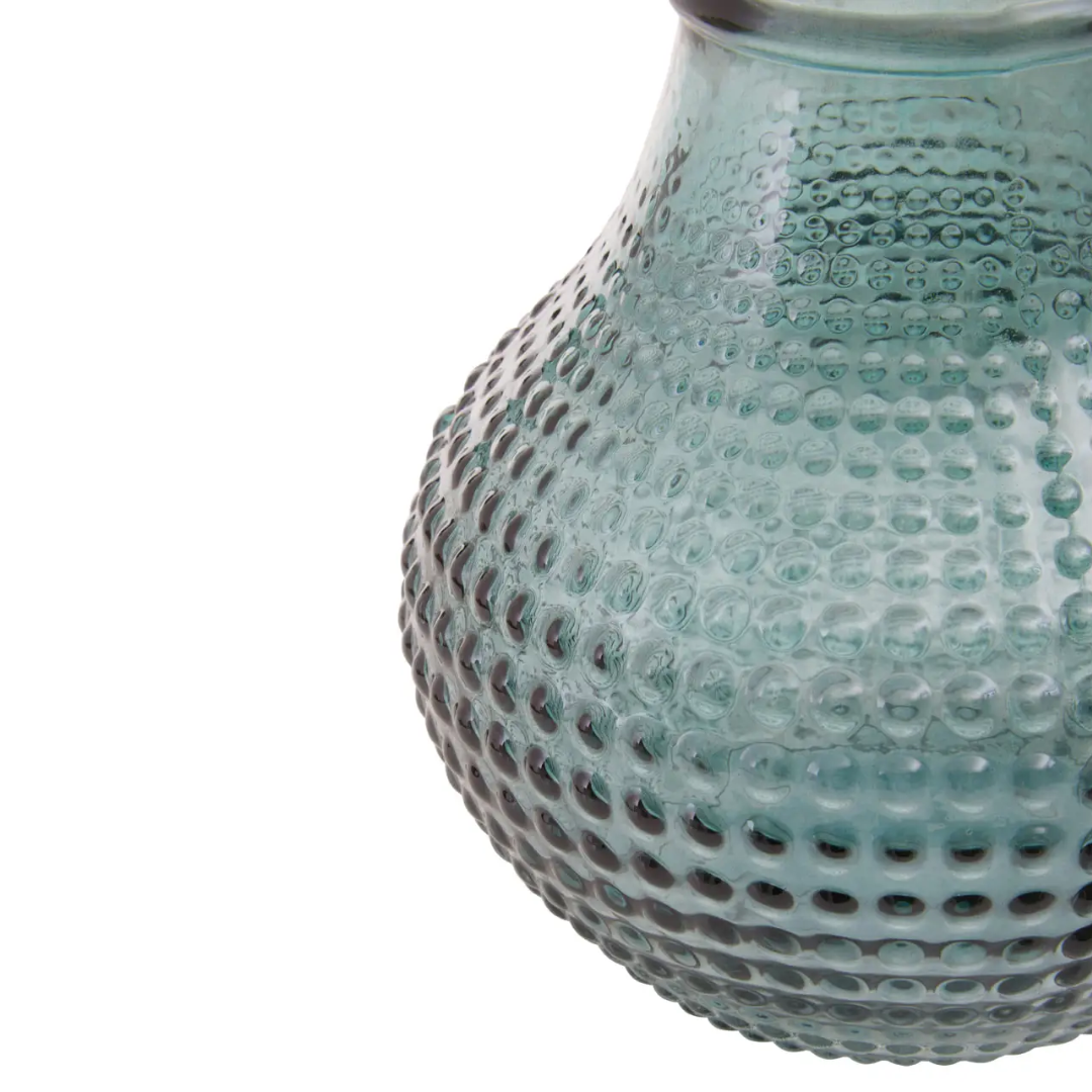 Green Dotted Bud Vase