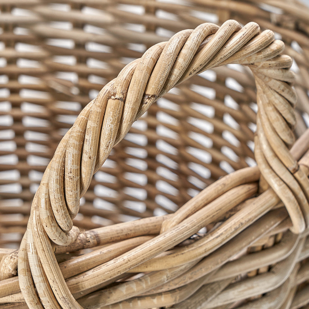 Round Rattan Basket Set