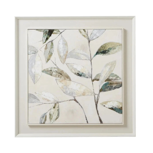 soft-leaves-neutral-white-framed-canvas-art-work-at-albury-house-interiors