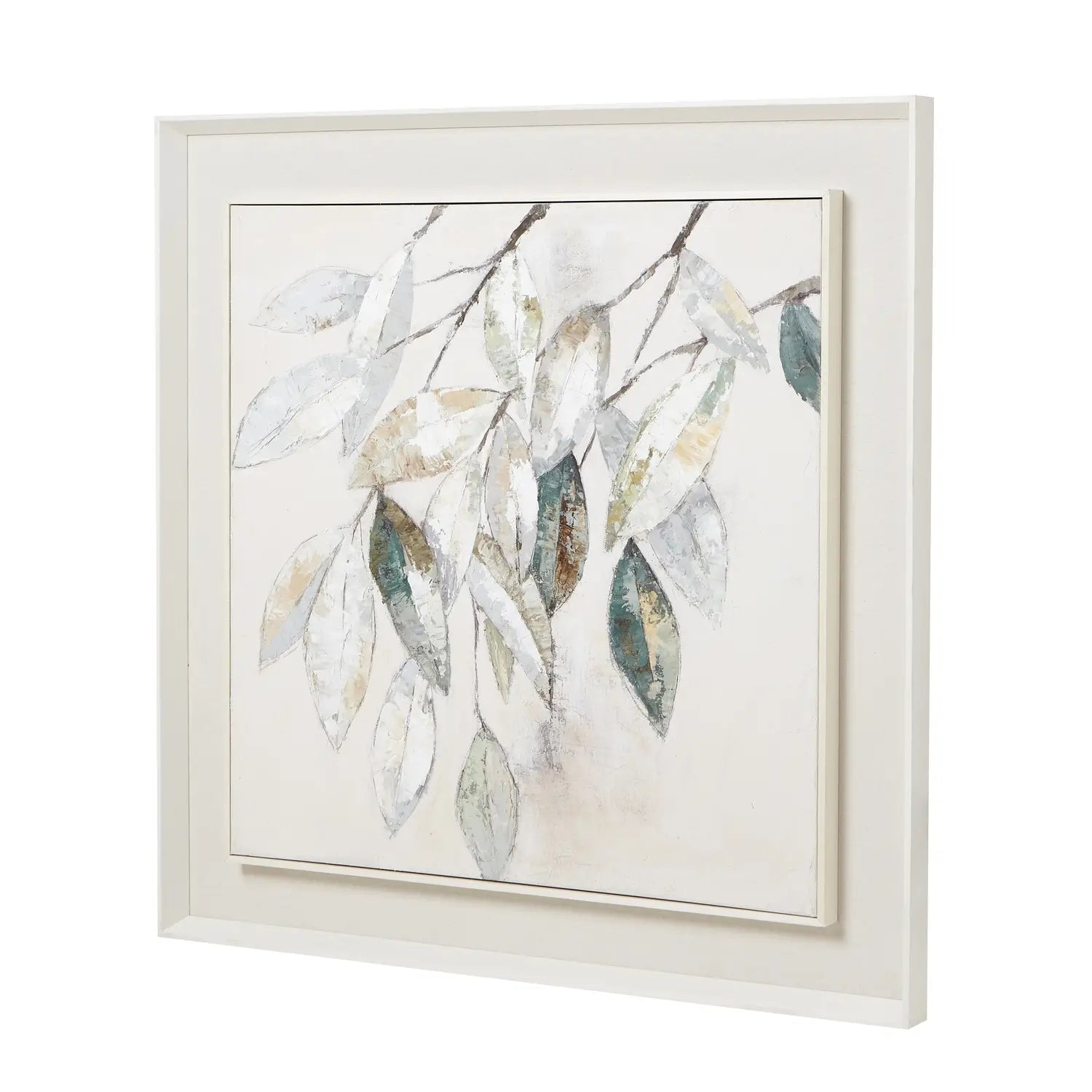 soft-leaves-neutral-white-framed-mounted-art-work-1-at-albury-house-interiors