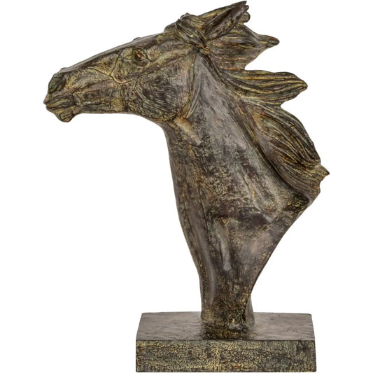 bronze-spirit-horses-head-sculpture-ornament-at-albury-house-interiors-essex