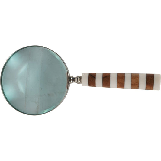 Striped Wood Magnifying Glass