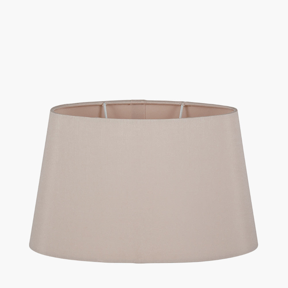Taupe Oval Tapered Shade