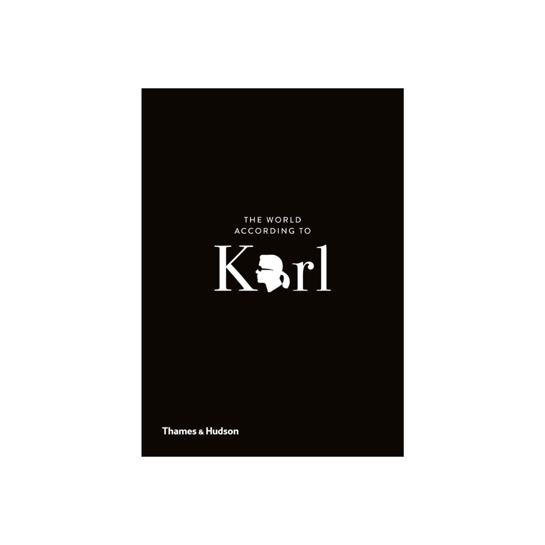 'The World According to Karl' hardback coffee table book by Thames and Hudson, available to purchase at Albury House Interiors.