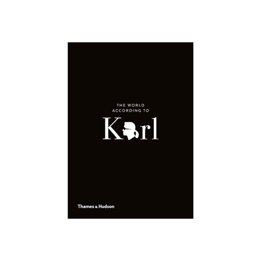 'The World According to Karl' hardback coffee table book by Thames and Hudson, available to purchase at Albury House Interiors.