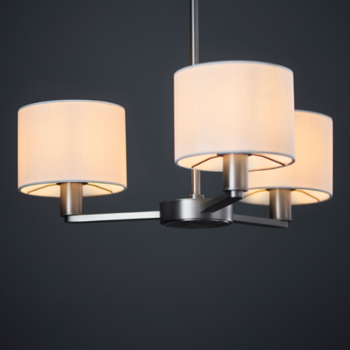 Trevi Ceiling Pendant 3 Arm Nickel