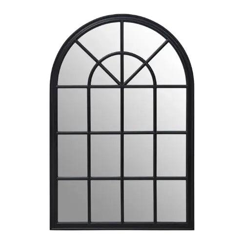 trinity-window-pane-arched-mirror-black-wooden-frame-at-albury-house-interiors