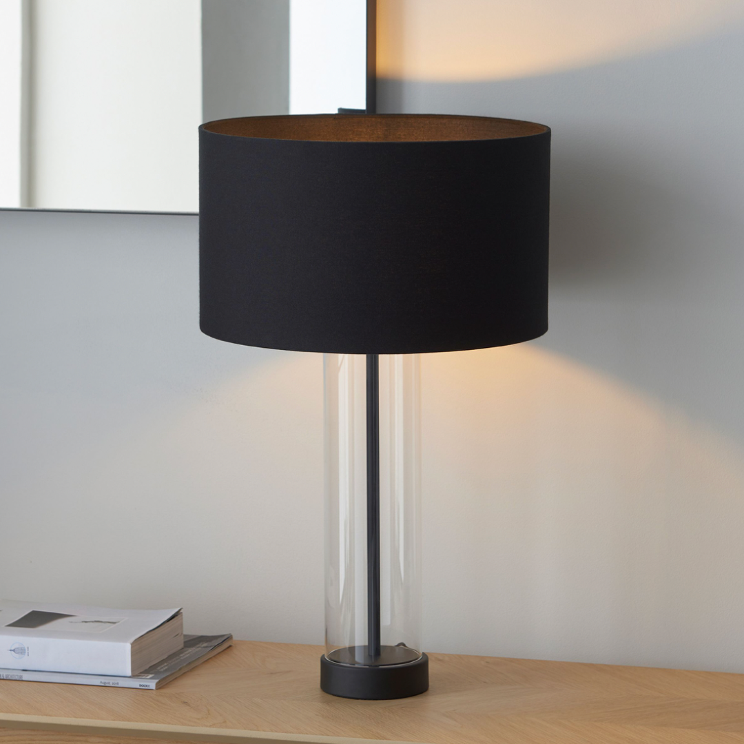 Louvre Table Lamp Black