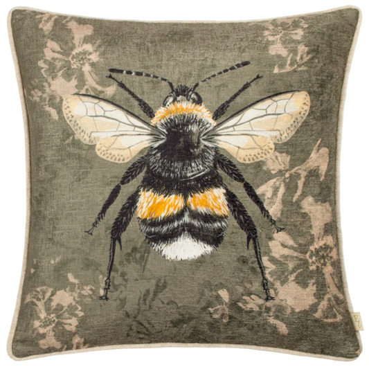 Sage Bee Cushion