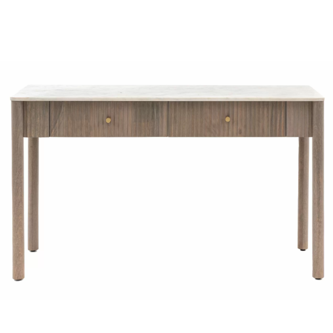 Reeded Console Table