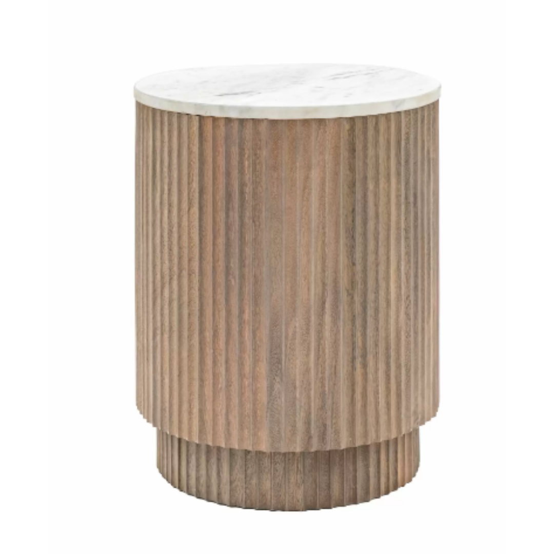 Reeded Side Table