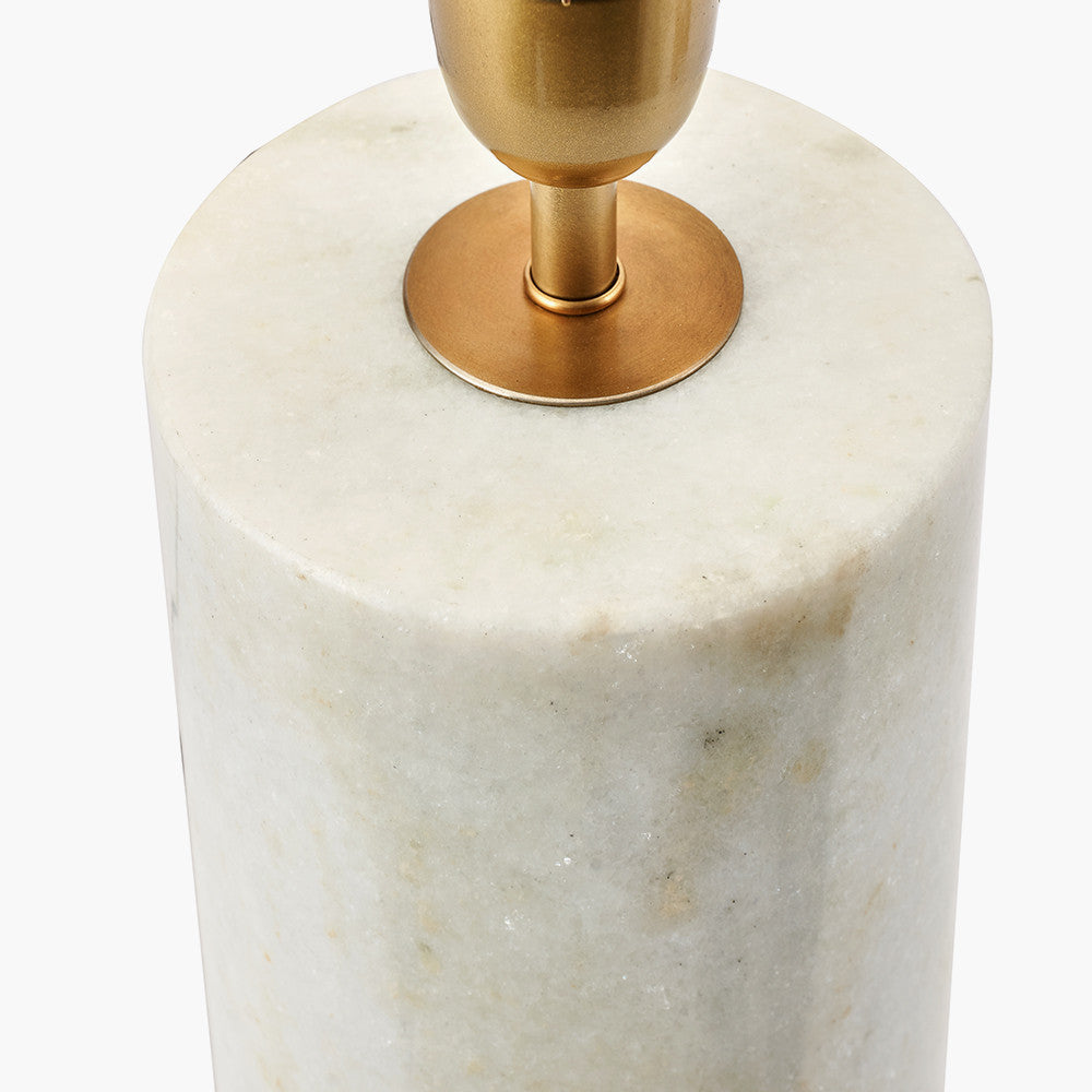 White Marble Lamp Base