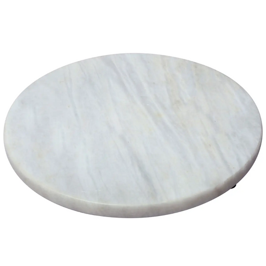 White Marble Round Chopping Board